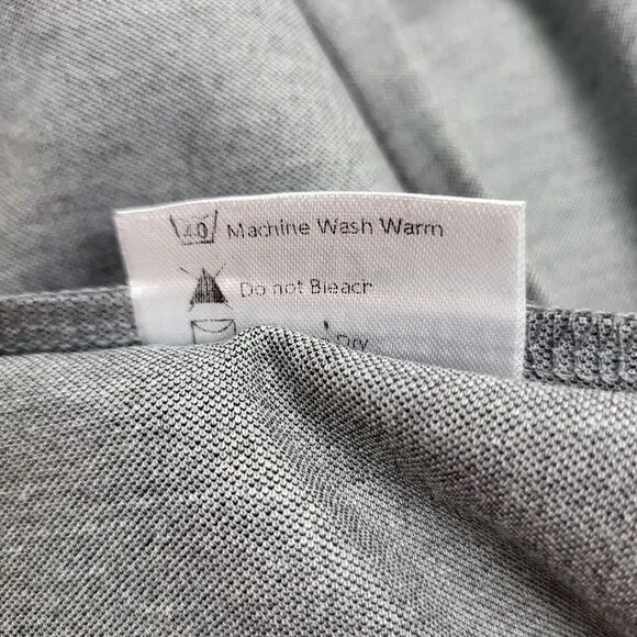 IChosy Women's Casual Dress Pants High Waist Pull Up Size 12 Gray Barely Bootcut - Picture 5 of 10